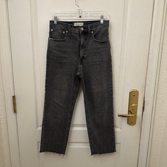 Madewell Denim - GUC Madewell The Perfect Vintage Straight Jeans Size 27 Washed Black